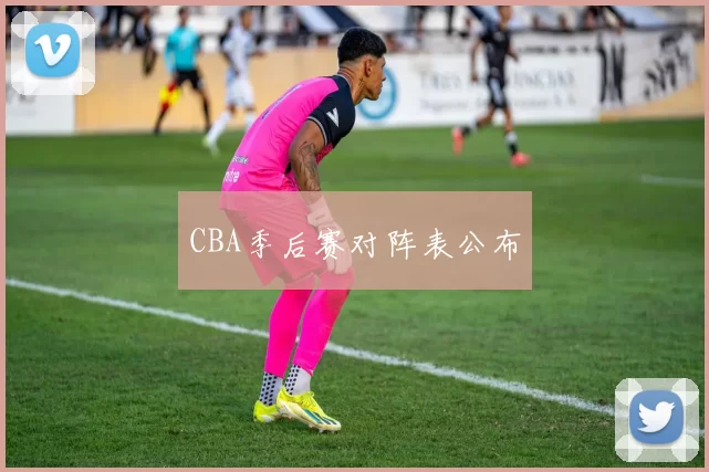 CBA季后赛对阵表公布