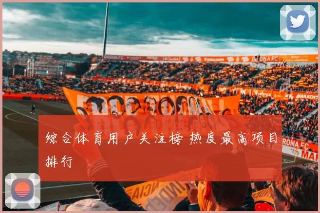 综合体育用户关注榜 热度最高项目排行