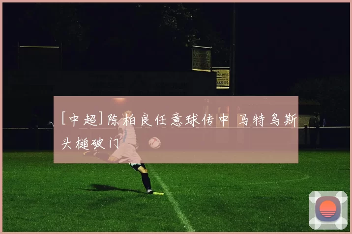 [中超]陈柏良任意球传中 马特乌斯头槌破门